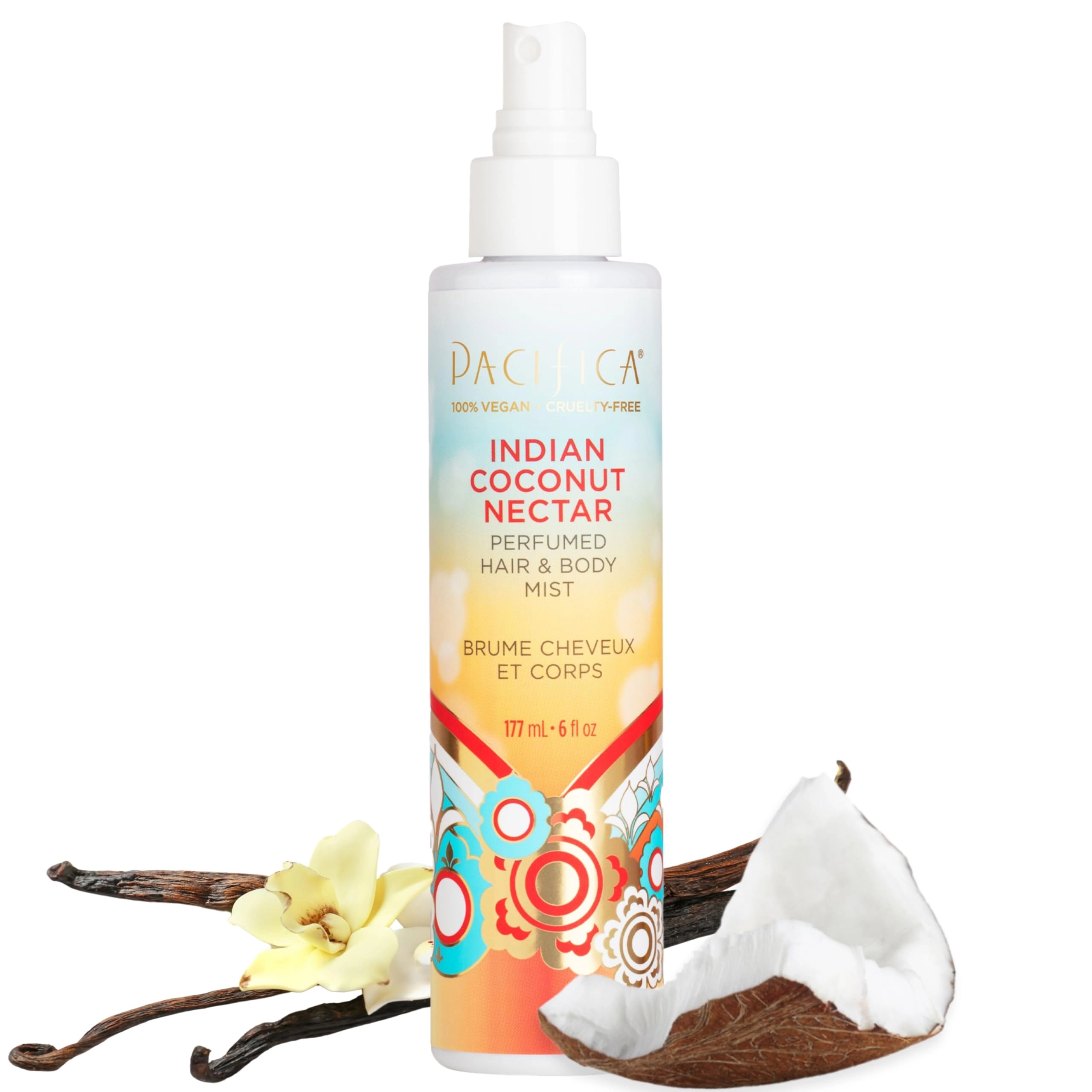 Perfumed Hair and Body Mist 1 - 6 Fluid Ounces Indian Coconut Nectar