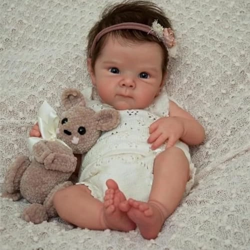 Reborn Baby Doll - 18 Inch Full Silicone Girl