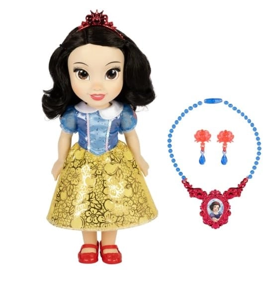 Snow White Toddler Doll - 14" Child Sized Jewelry Ages 3+