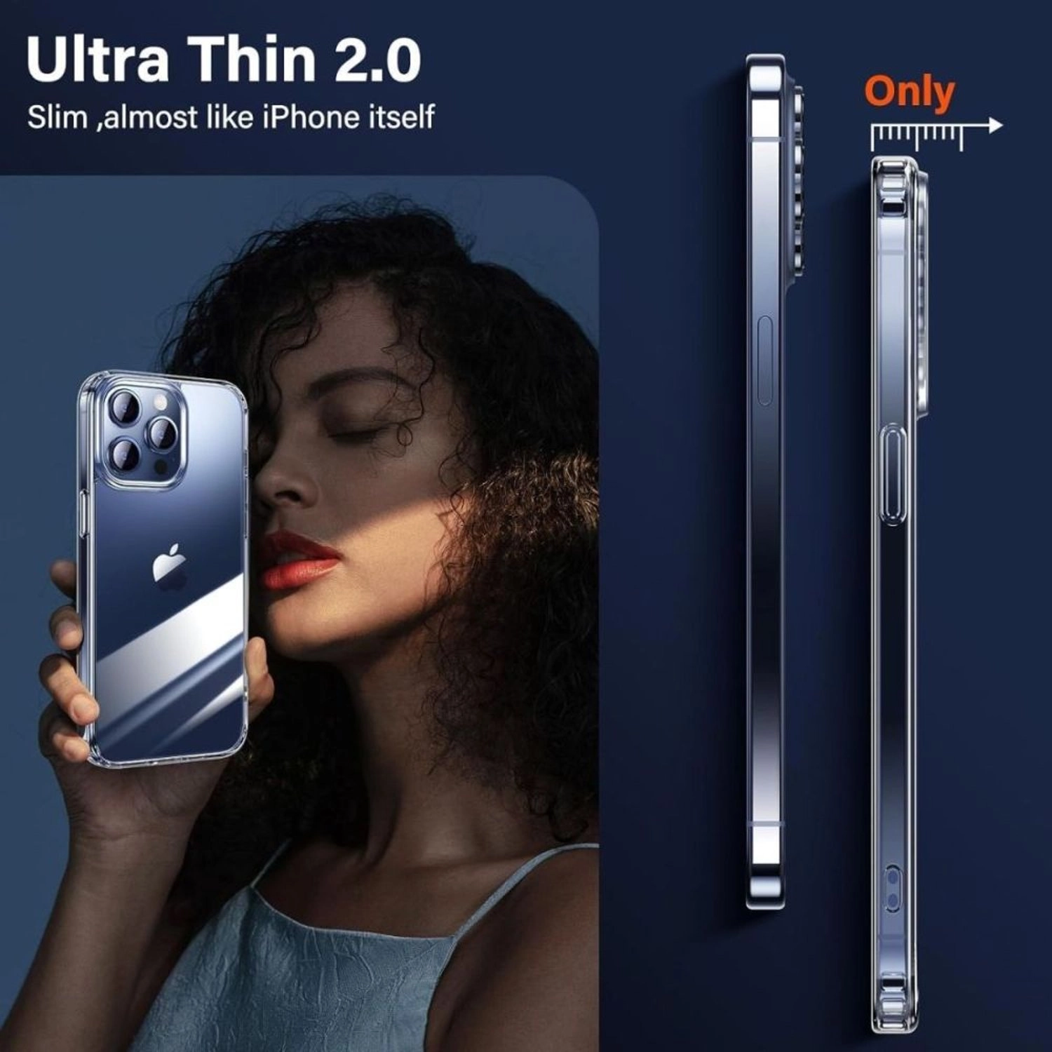 Clear Case - Ultra Slim Anti-Yellow Shockproof for iPhone 15 Pro