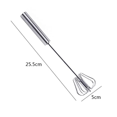 Hand Mixer - Stainless Steel Silver Semi-automatic