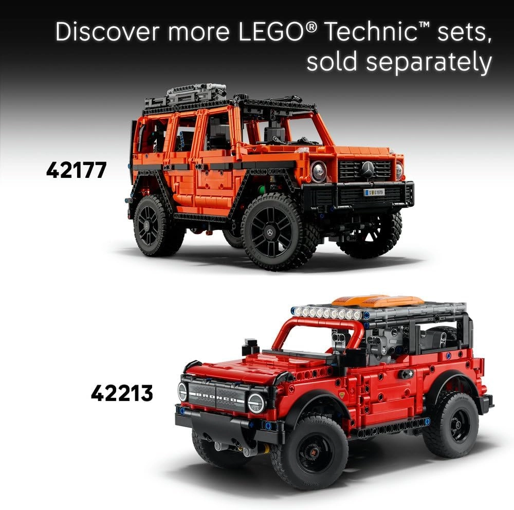 Technic Jeep Wrangler Rubicon (42227) - V6 Engine Steering Suspension