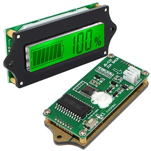 LCD Digital Voltmeter - 8-70V Green