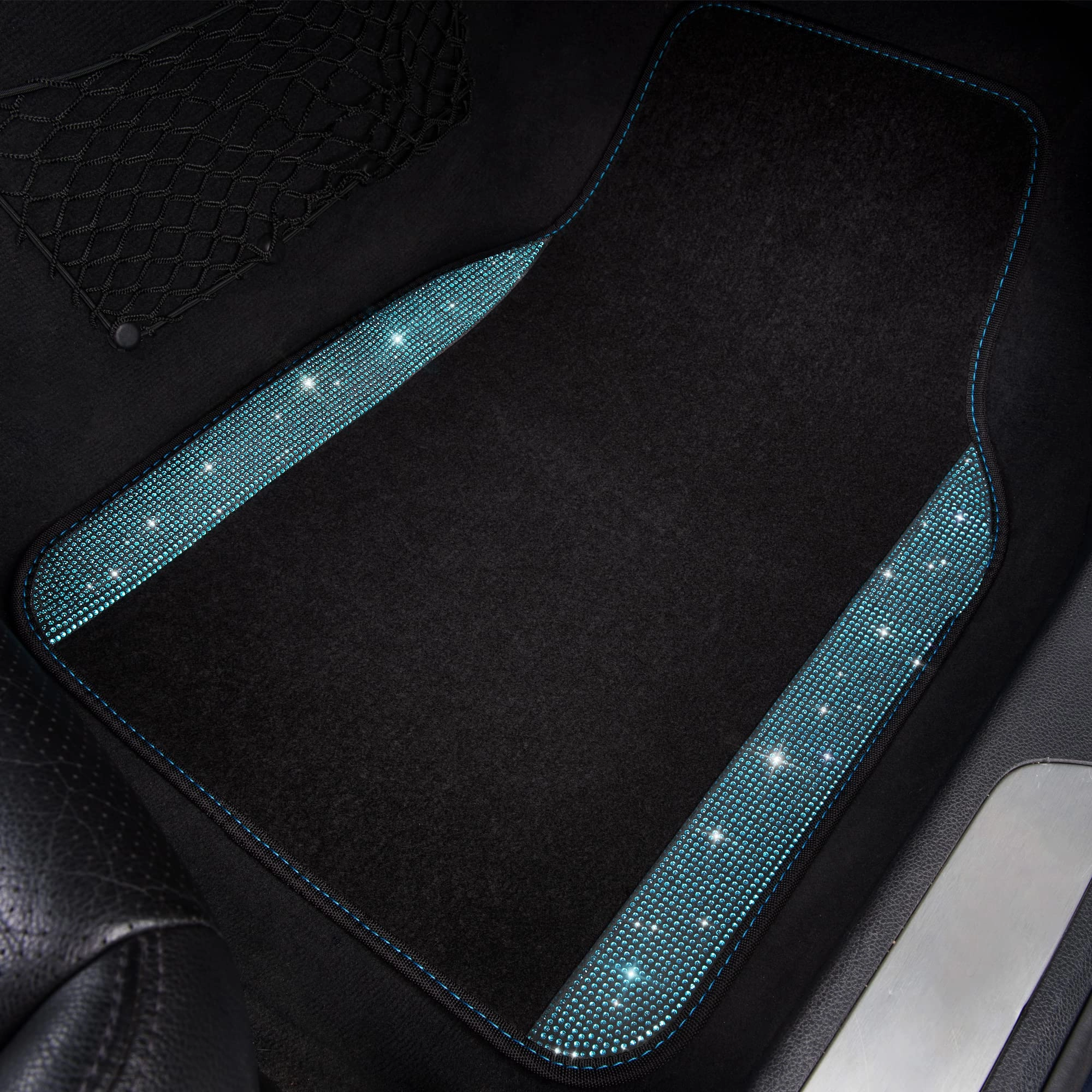 Bling Diamond Car Mats - 4.0 Count Universal Fit
