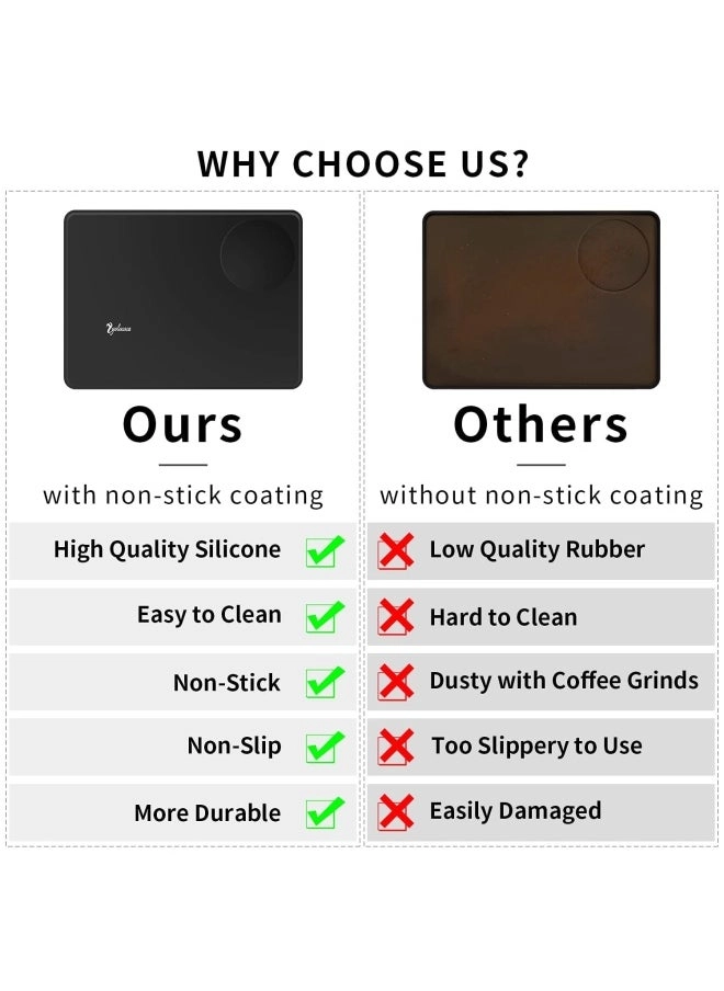 Tamping Mat - Food Grade Silicone 20x15cm