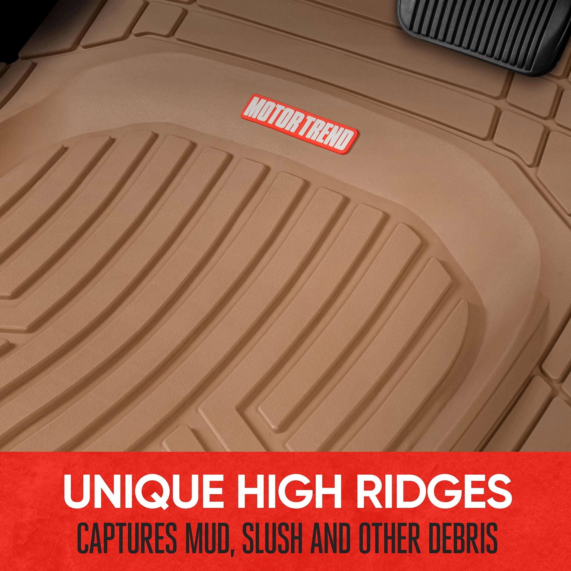 FlexToughXL Floor Mats - Gray All-Weather Heavy Duty