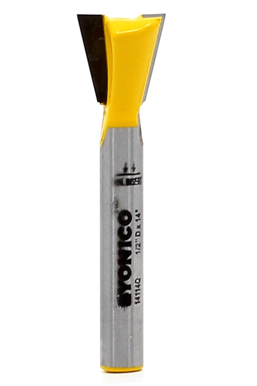 Yonico Dovetail Router Bit - 14 Degree 1/2-Inch 1/4-Inch Shank