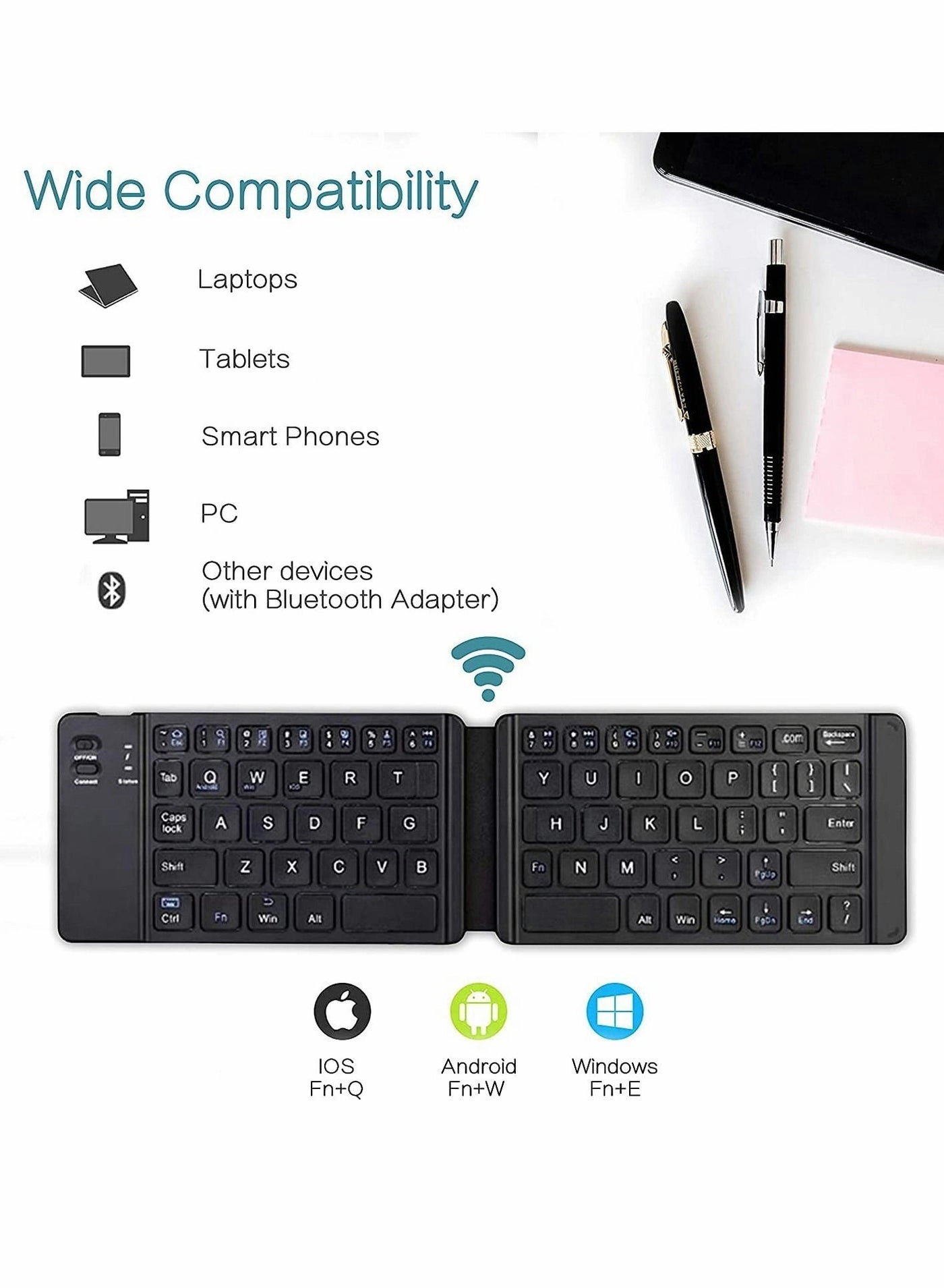 Bluetooth Keyboard - Foldable