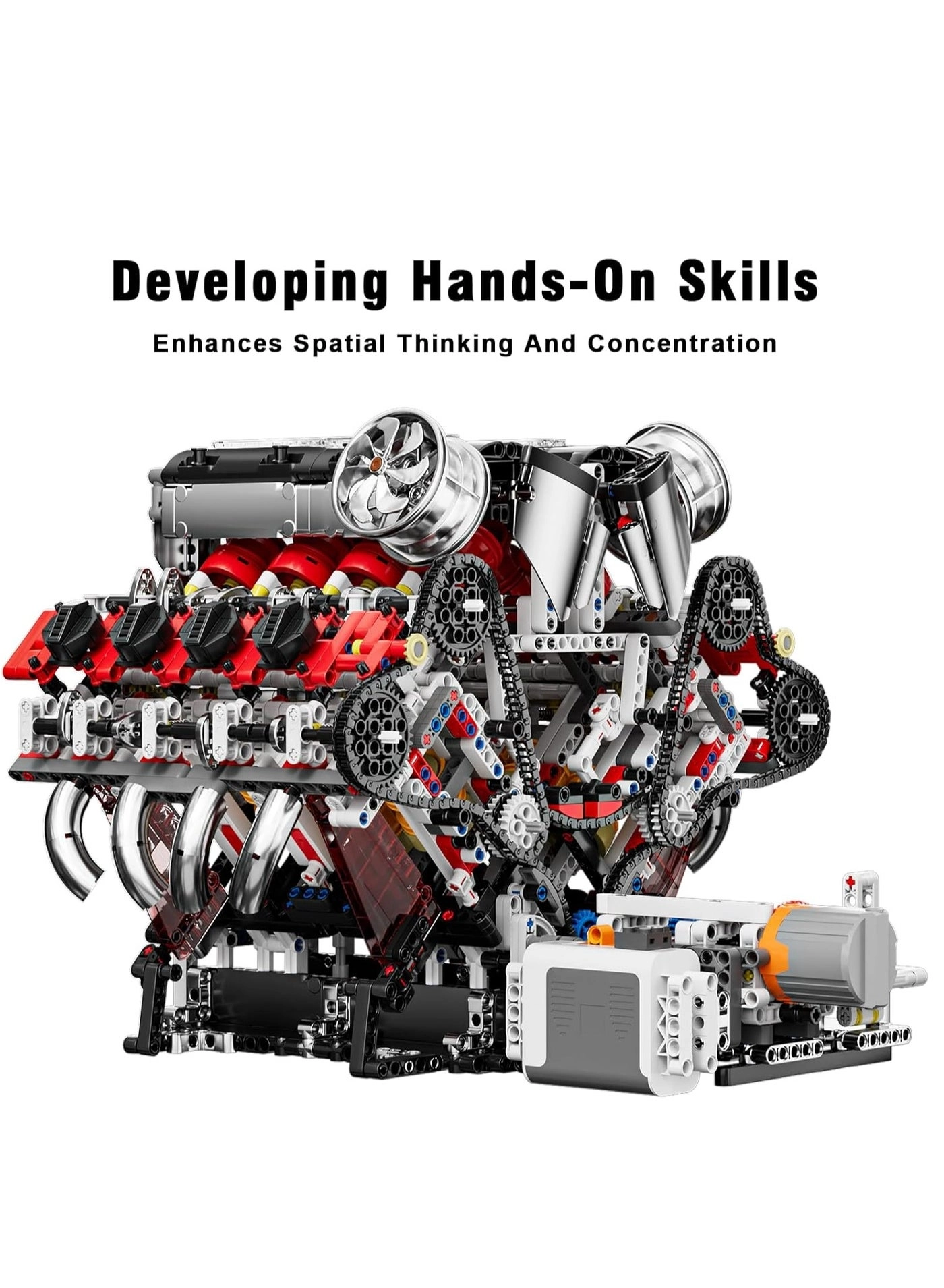 V8 Engine (10130) - 3.9-Liter Twin-Turbo 8-Cylinder