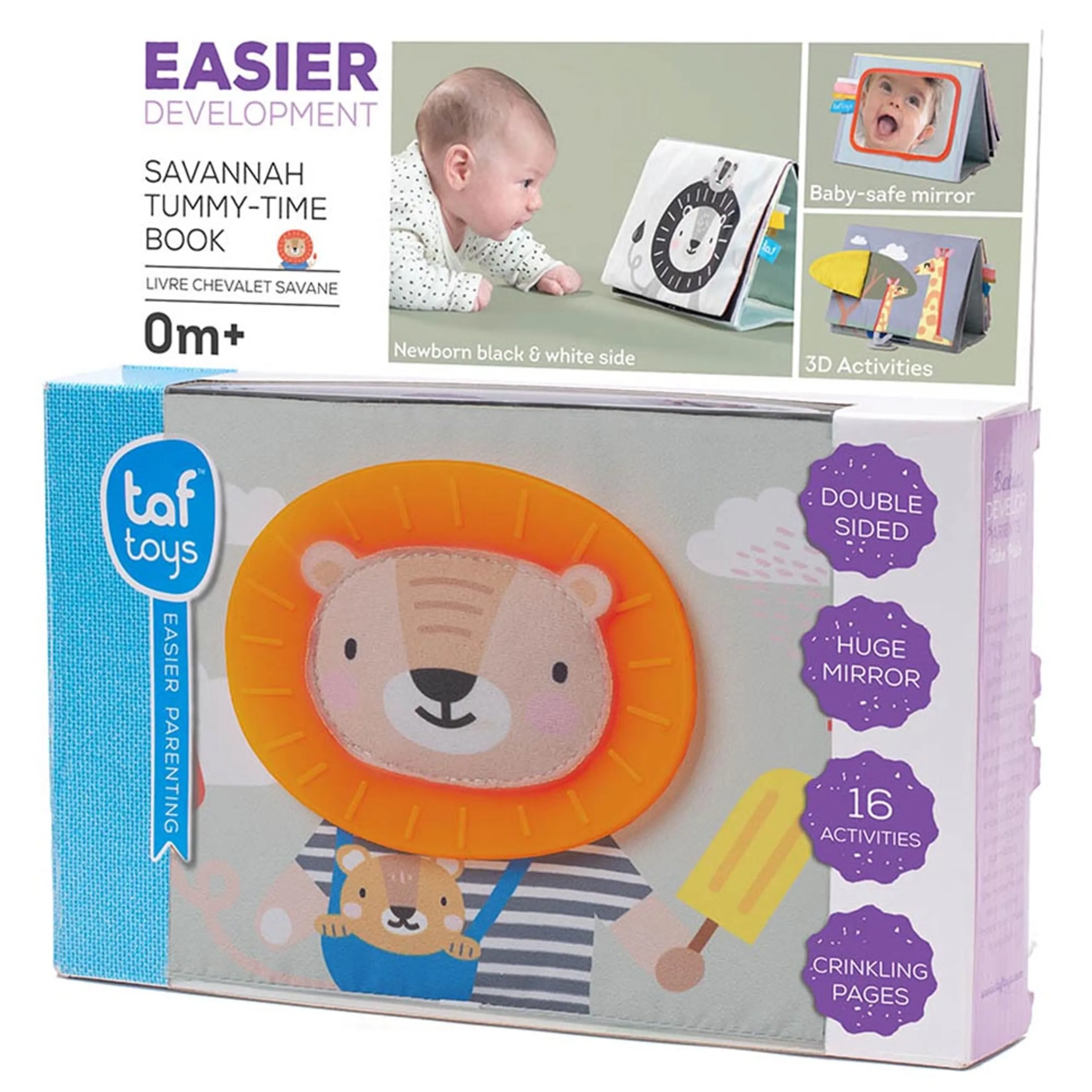 Tummy-time Mirror Polyester Book - 0-36 months