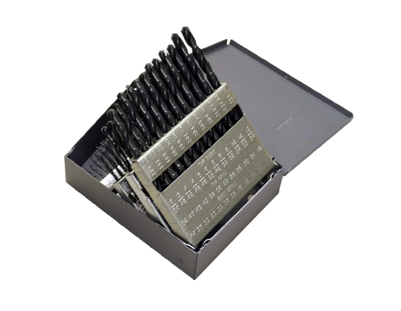 Chicago-Latrobe Jobber Drill Bit Set - 60-Pc High Speed Steel (HSS)