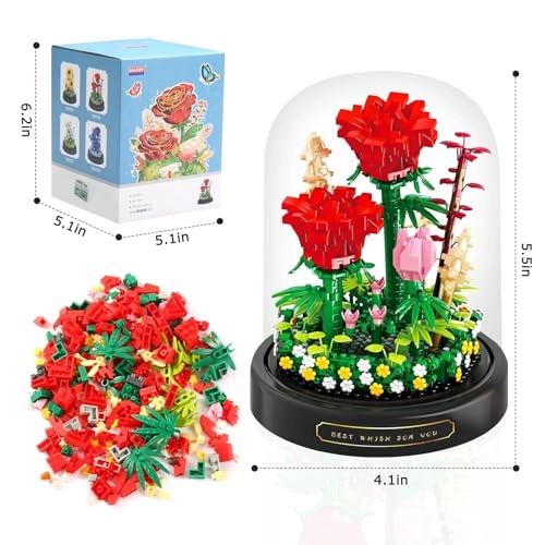 Flower Bouquet Building Set - 2 pcs