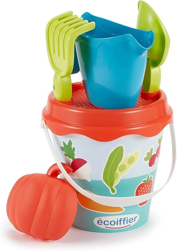 Glitter Beach Toy Bucket - 17 cm 2 Pcs Accessory Set