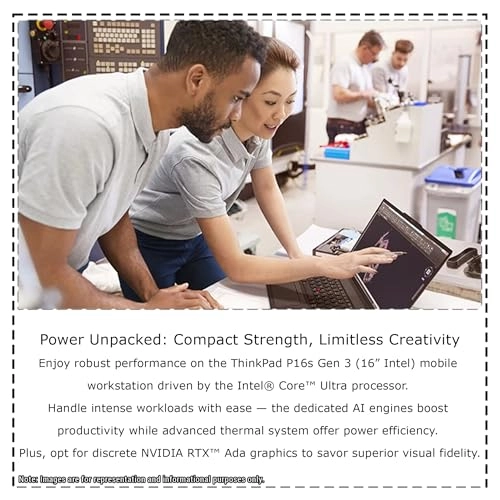 ThinkPad P16s G3 21KS001FUS - 16'' Core Ultra 7 165H 64GB DDR5 1TB SSD