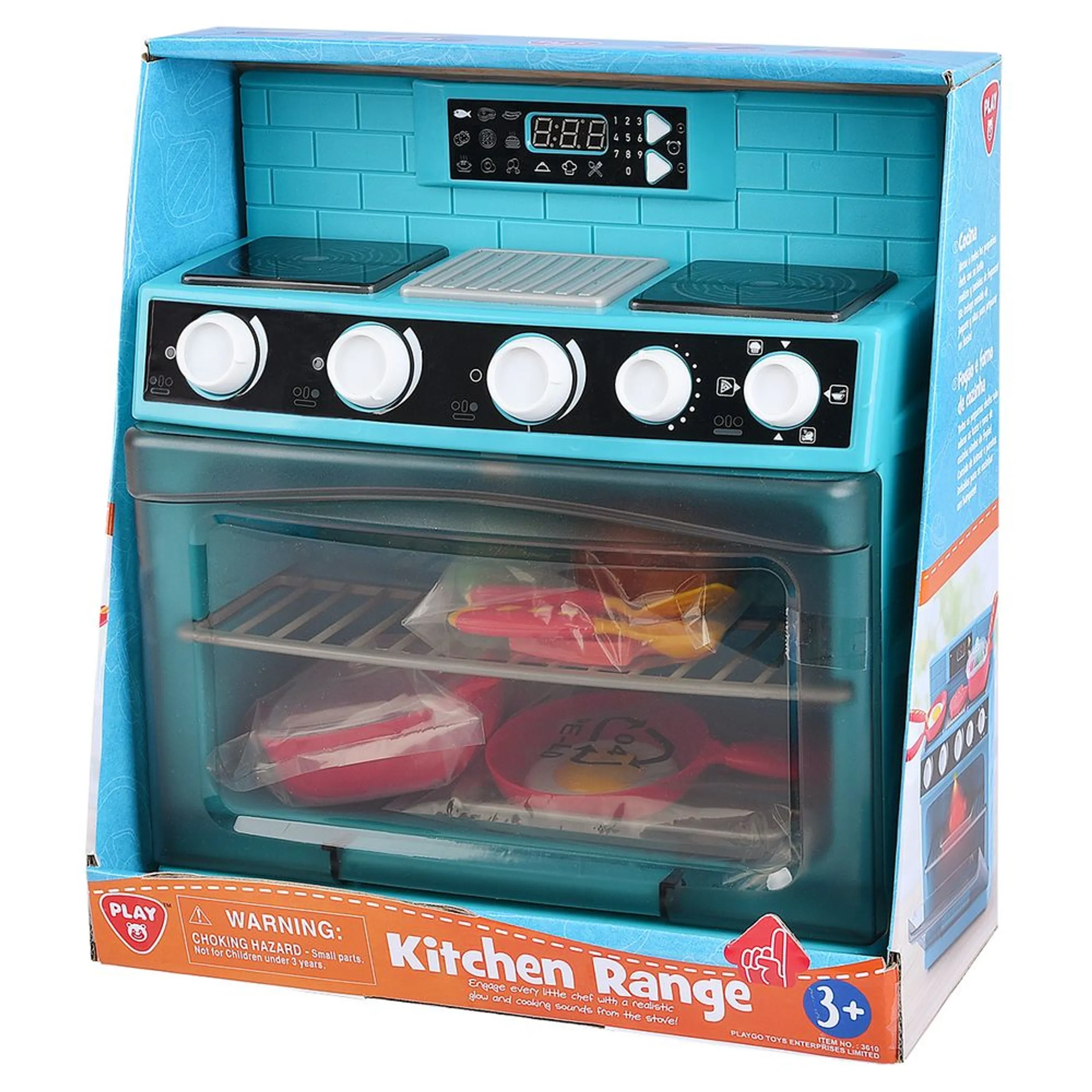 Play&Go Kitchen Range B/o - Interactive Sound & Light Functional Oven (2169971-3610_PL)