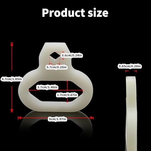 Glowing Hook Diving Clip - Fluorescent Blue One Size