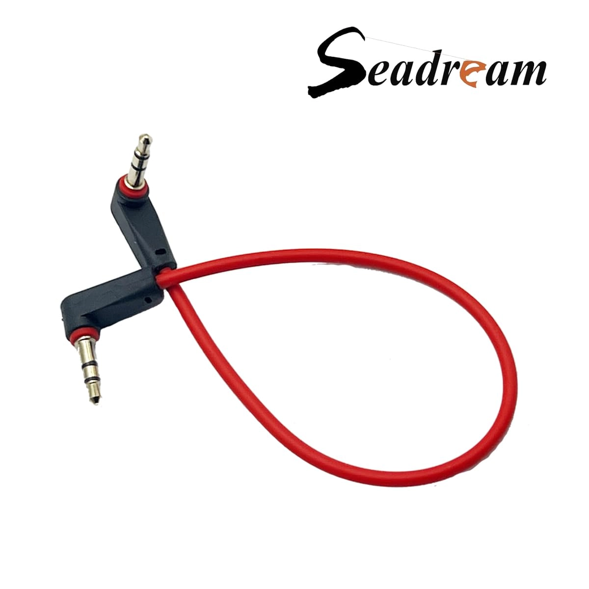 3.5mm TRRS Audio Cable - Right Angle 8 inch 2Pack