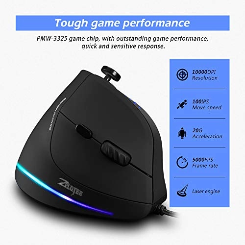 C-18 Vertical Gaming Mouse - Wired