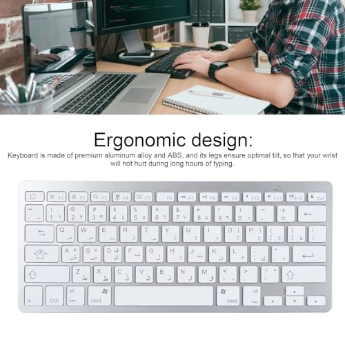 Ergonomic Wireless Keyboard - Wireless