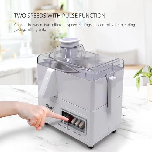 1044 - 4-in-1 Blender and Juice Extractor Safety Interlock 2-Speed Pulse