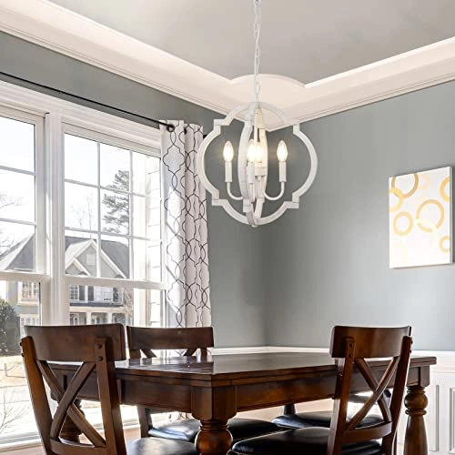 4 Light Pendant Light Fixture - Dimmable