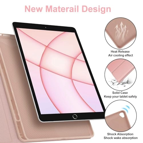 Keyboard Case with Pencil Holder for iPad 9th generation 10.2-inch