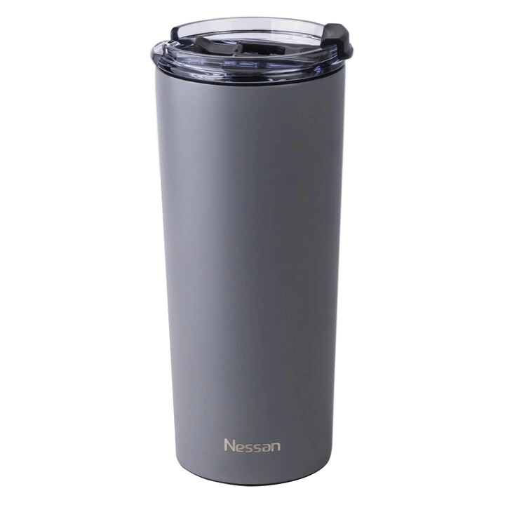 Stainless Steel Double Wall Vacuum Mug - 600ml