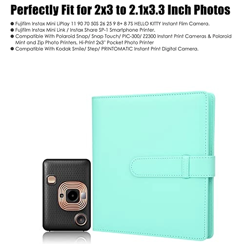Instax Mini 256 Pockets Leather Photo Album