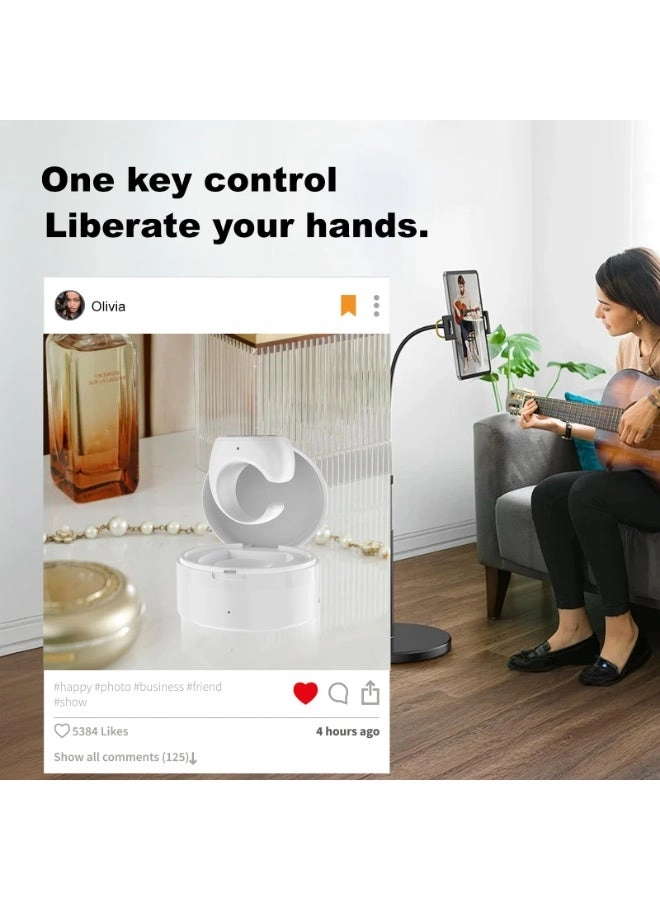 Bluetooth Scrolling Ring - Fingertip Wireless Remote for iPhone & Android