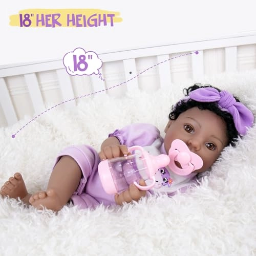 Reborn Baby Doll - 18 inches Vinyl Ages 3+