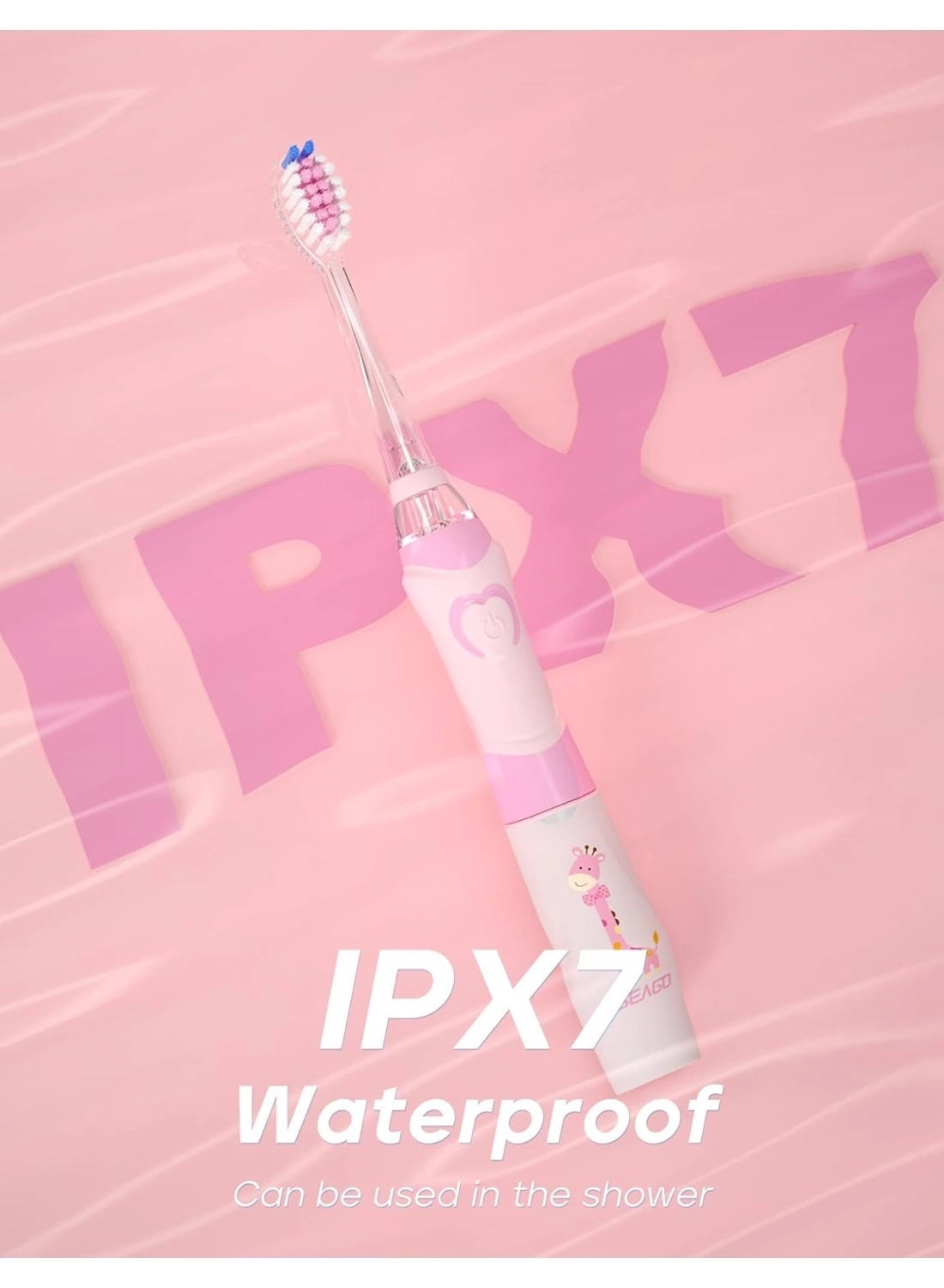 SG-2159 - 8 Soft Toothbrush Heads LED Light 2-Minute Timer