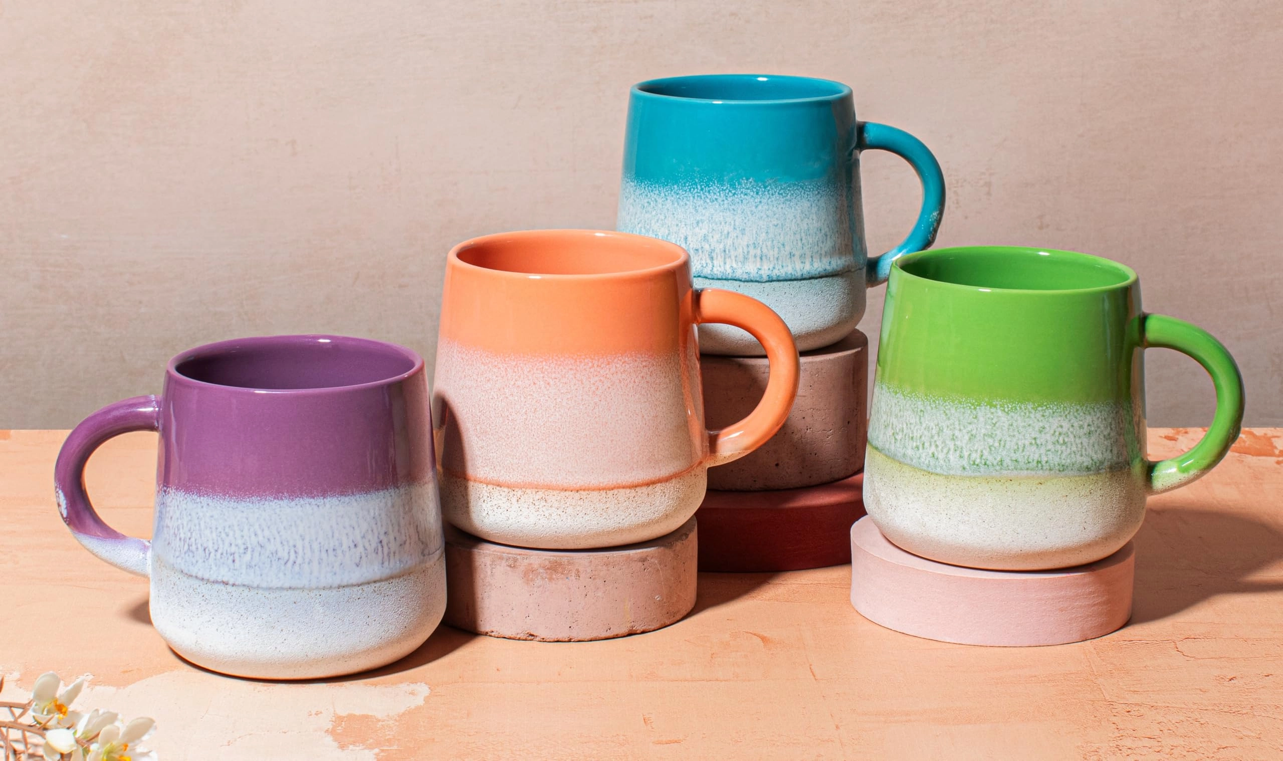 Mojave Glaze Mug - Unique Ombre Design 360 ml
