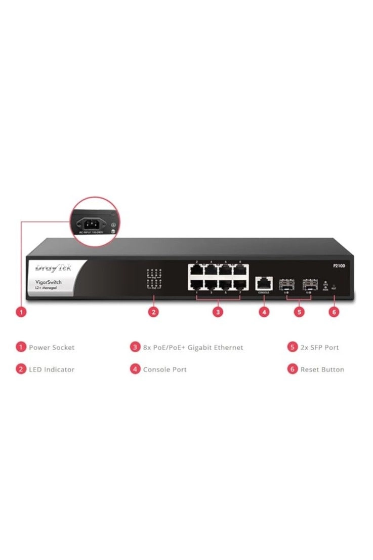 VSP2100-K 8-ports