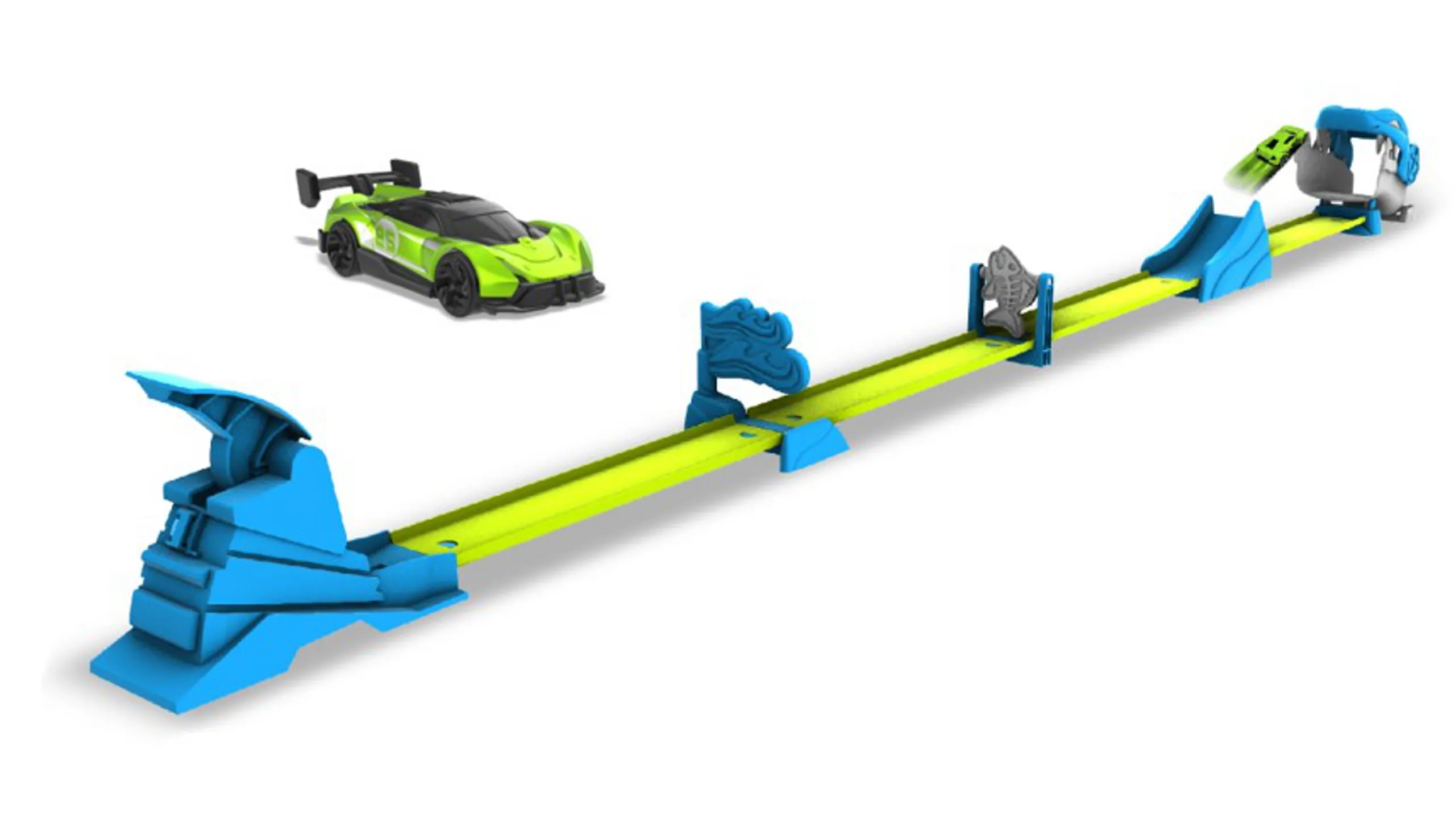 Shark Launcher Track Set - 115 cm track Metal car