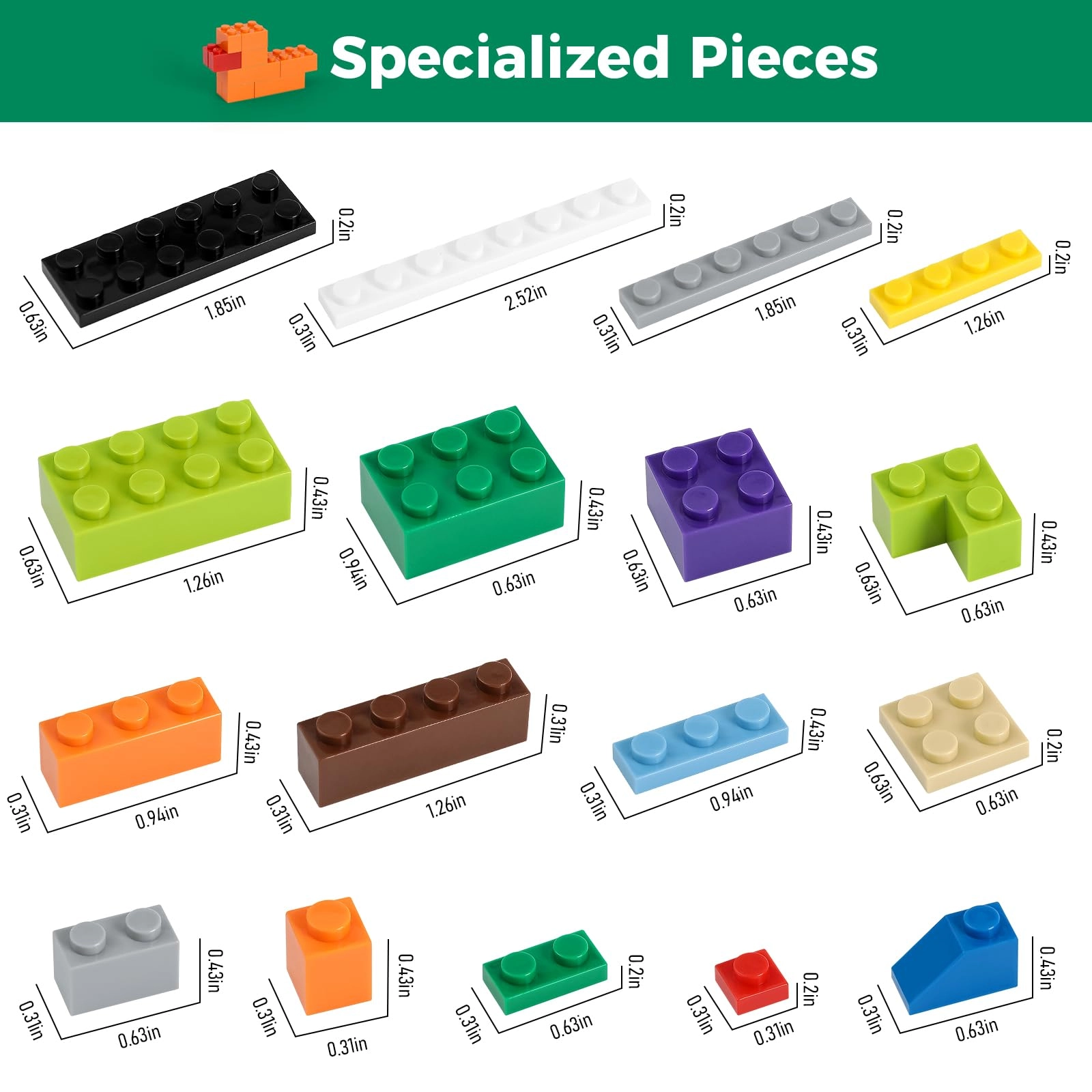 Building Bricks - 1500 pcs
