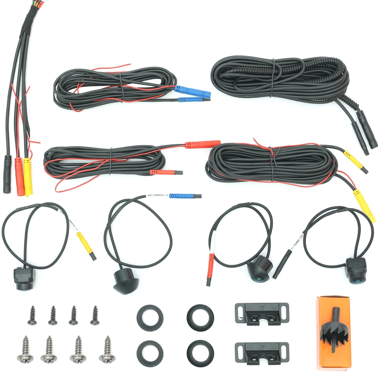 YJLSDZ AHD Panoramic System Reversing Camera - Android Auto 720P/1080P
