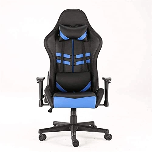 Desk Chair - PU Leather Brown High Back