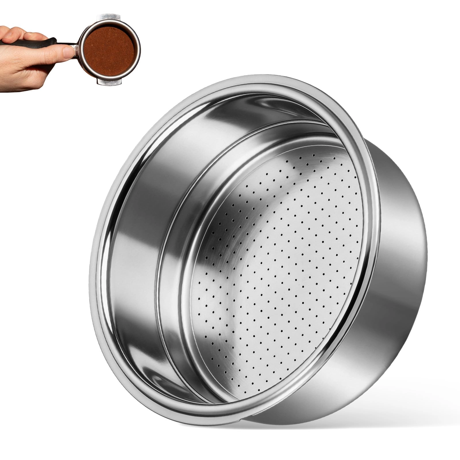 Agatige Coffee Filter - 51mm Double Layer Pressurized