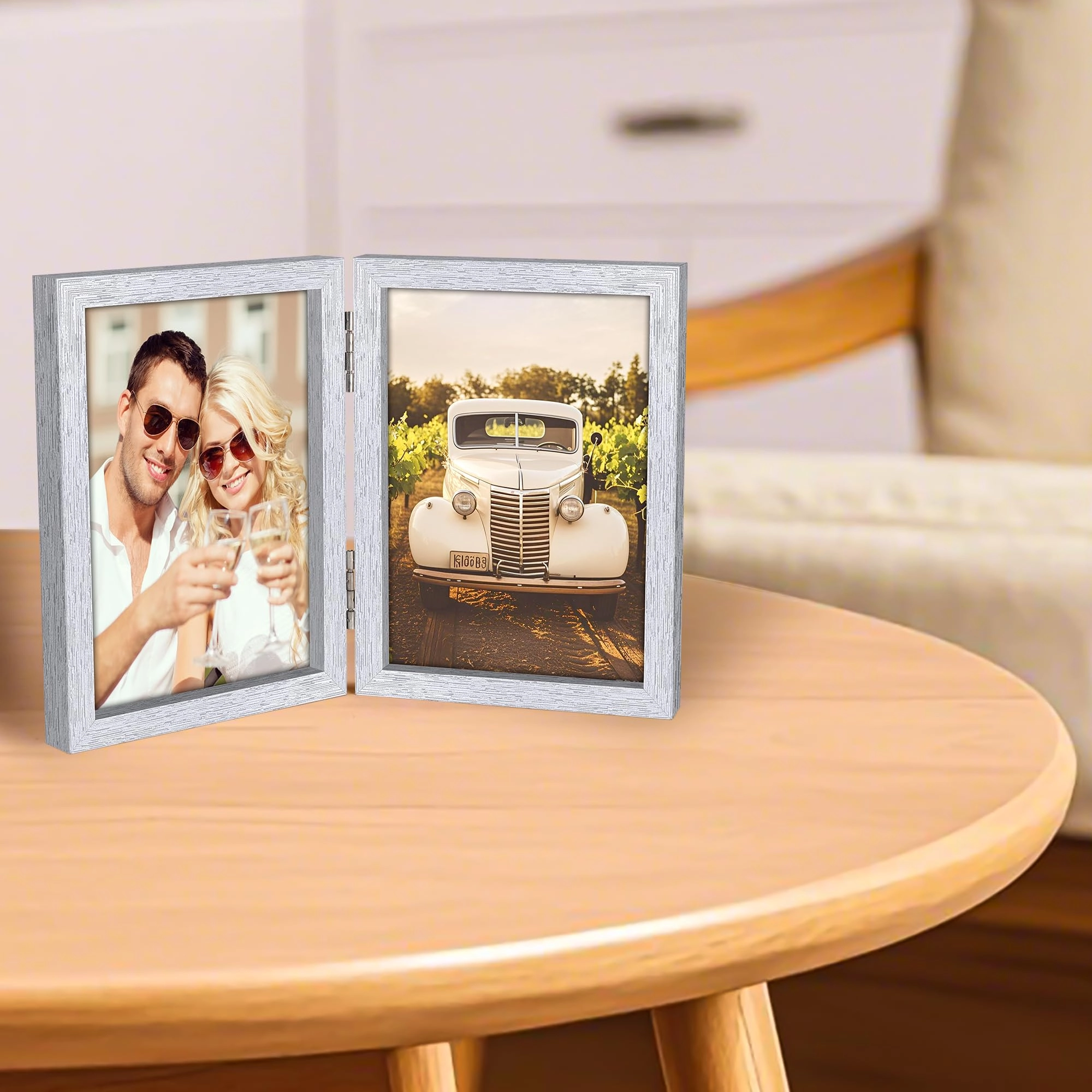 Double Picture Frame - 3.5x5 in 2 picture frames