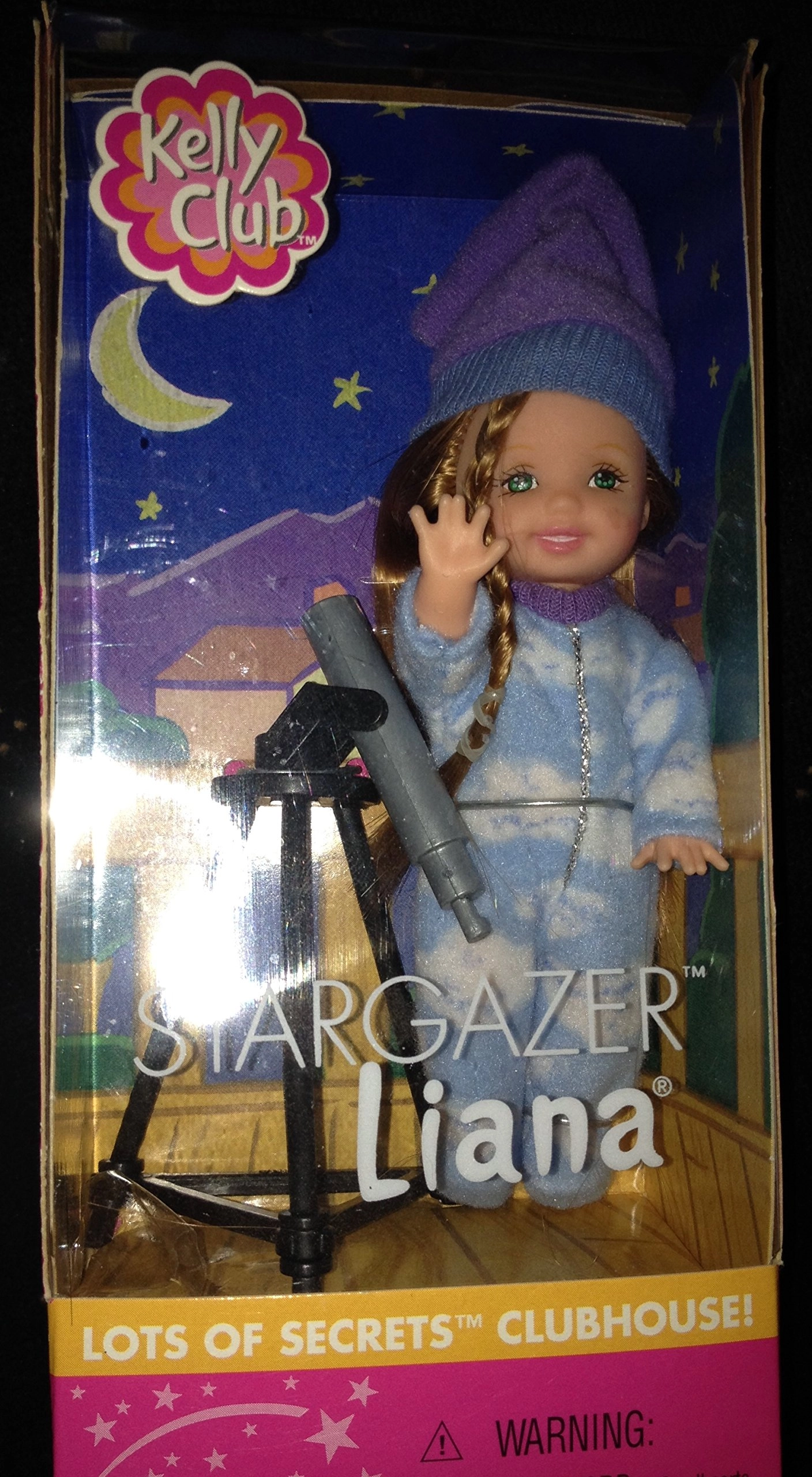Mattel Barbie Kelly STARGAZER LIANA Doll - Plastic Ages 3+