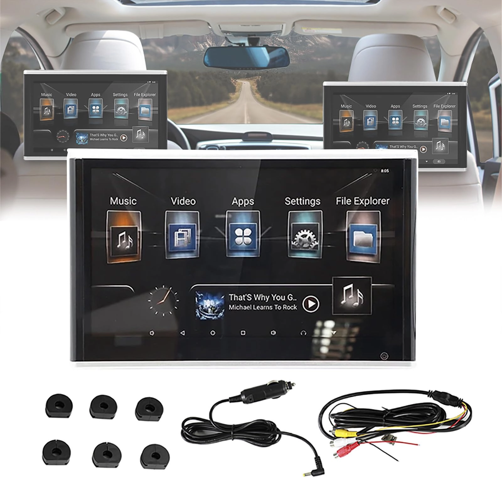 Car Headrest Video Player - 10.1 inch