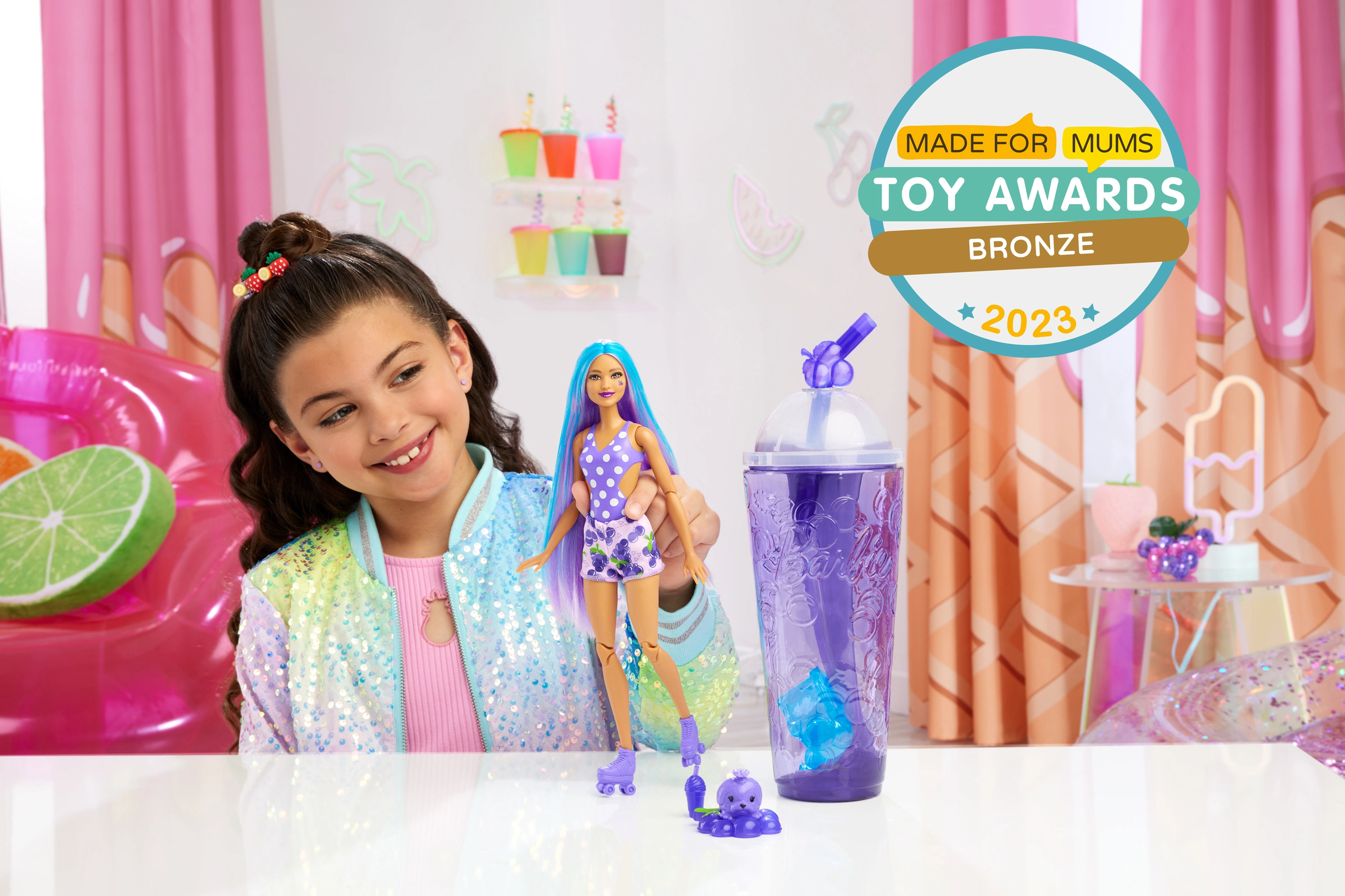 Barbie Pop Reveal Treat Series - Purple Donut Dreams Ages 3+