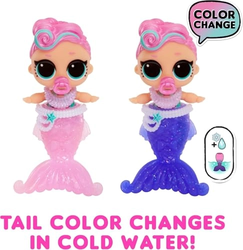 Mermaids Baby Sisters - Color Change Tail 8 Dolls Ages 4+