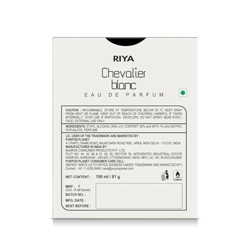 Chevalier Blanc - Eau de Parfum 100 ml