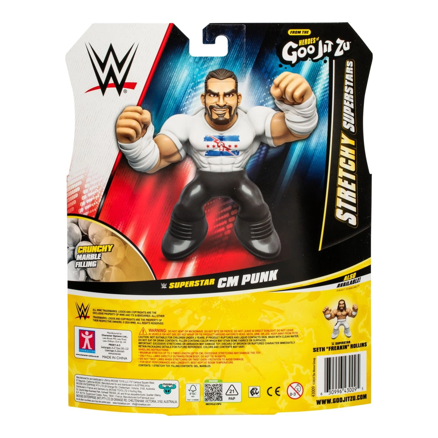 CM Punk - WWE Series 2 (11.4 cm) (630996430095)