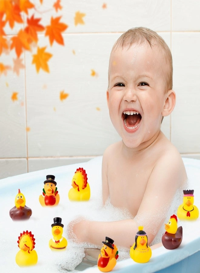 Thanksgiving Rubber Duck Toys - 30pcs Assorted
