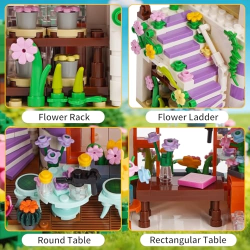 Blumenhaus Building Block Set - Sunshine Greenhouse 775 pcs