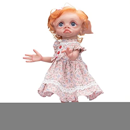 Reborn Fairy Elf Doll - 17 Inch Silicone Blue Eyes