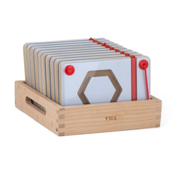 Magnetic Writing Board Mathematics & Geometric - 3 years+ 10 pieces