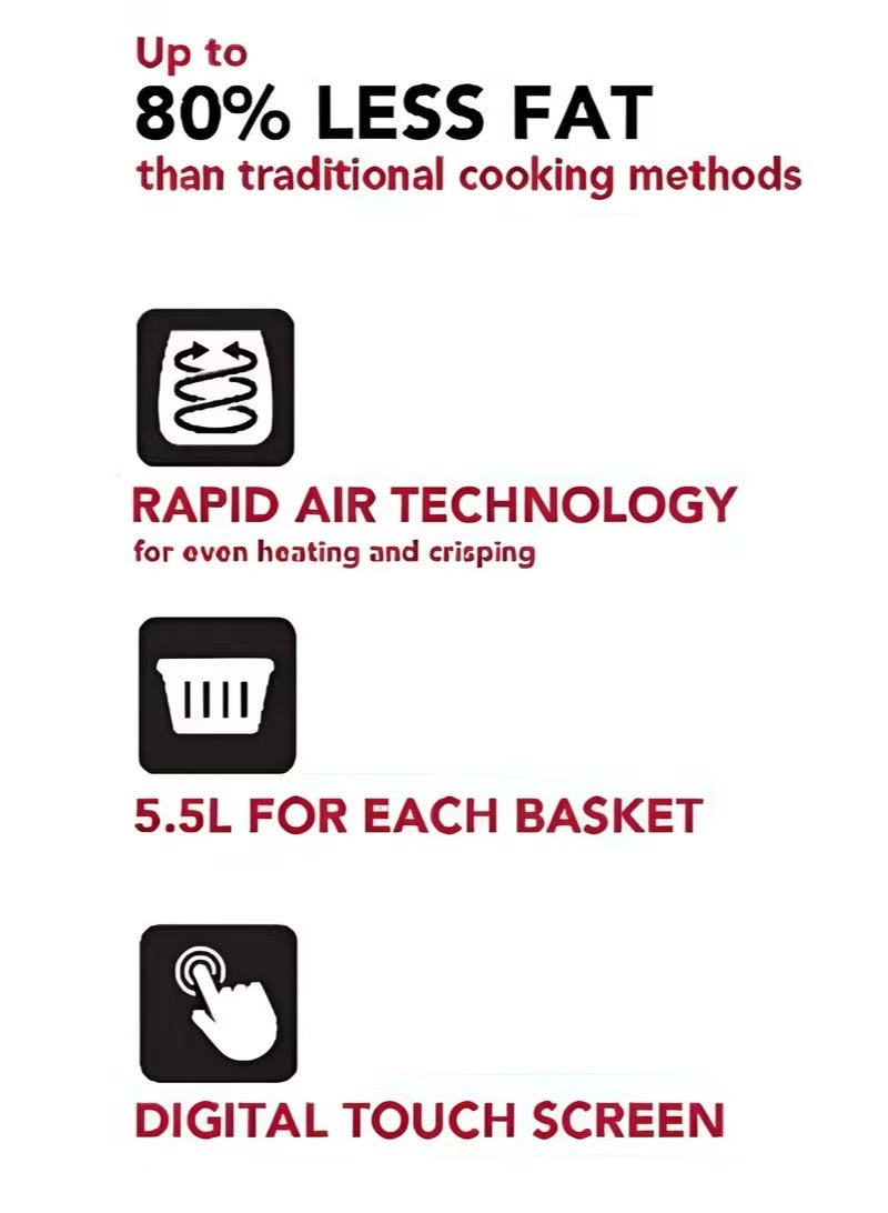 Air Fryer Dual Basket ME-AF975